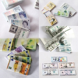 Paper Simulation Banknote Model, Micro Landscape Dollhouse Accessories, Pretending Prop Decorations