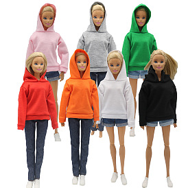 Cloth Doll Loose Hoodie, for Girl Doll Dressing Accessories