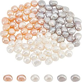 1 Strand Grade A Natural Cultured Freshwater Pearl Beads Strands, Rice
