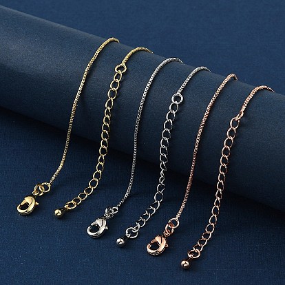 Латунные браслеты-цепочки с креплением для женщин, без кадмия и без свинца, 901 застежка из нержавеющей стали, долговечный