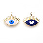 Подвески из эмали и сплава, без кадмия и без свинца, золотой свет, очарование сглаза