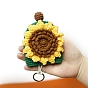 Knitting Wallet, Sunflower Hat Shape