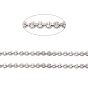 304 Stainless Steel Sun & Oval Chains, Cross Chains, Unwelded
