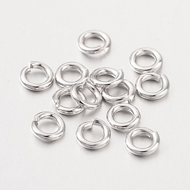 925 Sterling Silver Open Jump Rings, Round Rings