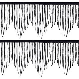 1 отделка бахромы на стекле, украшение для штор из бисера, аксессуары для костюма, с пластиковой жемчужины