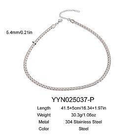 304 ожерелья из нержавеющей стали в виде змеиной цепи для унисекс