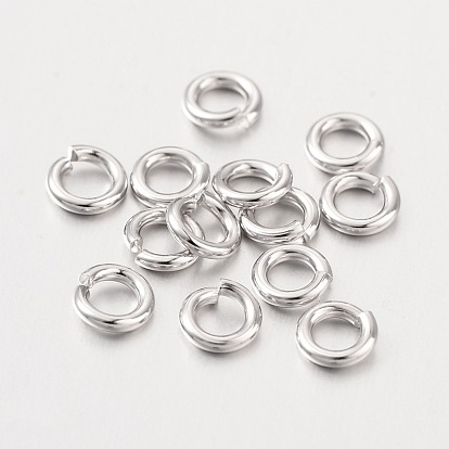 925 Sterling Silver Open Jump Rings, Round Rings