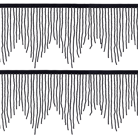 1 отделка бахромы на стекле, украшение для штор из бисера, аксессуары для костюма, с пластиковой жемчужины