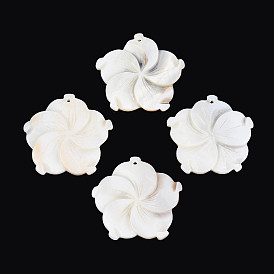 Резные подвески из натуральных пресноводных ракушек, 