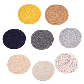 Cotton Thread Weave Hot Pot Holders, Hot Pads, Coasters, For Cooking and Baking