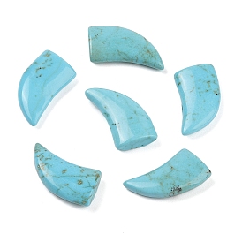 Natural Turquoise Cabochons, Horn