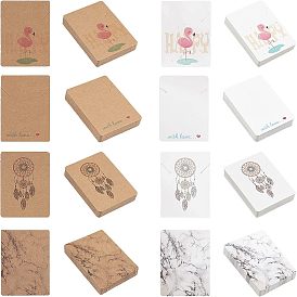 Cardboard Necklace Display Cards, Rectangle