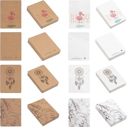 Cardboard Necklace Display Cards, Rectangle