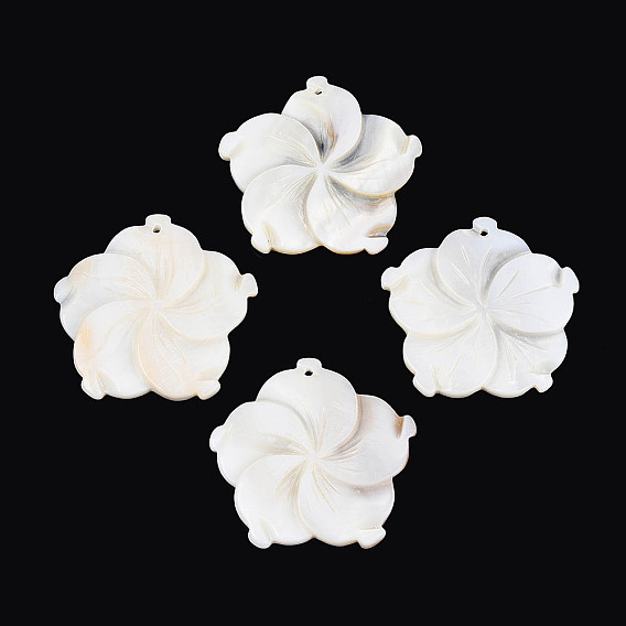 Резные подвески из натуральных пресноводных ракушек, 