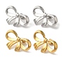 Ионное покрытие (ip) 304 серьги-гвоздики из нержавеющей стали в форме банта