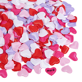 500шт. 5 цвета полиэстер губка сердечко лепестки конфетти, украшение прикроватной тумбочки ко Дню святого Валентина