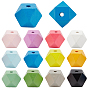 36 шт 12 цвета деревянных бусин, восьмиугольник