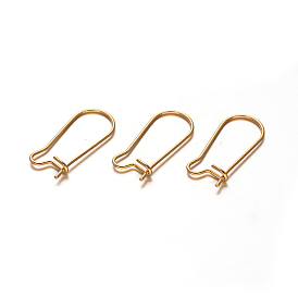 Серьги из 304 нержавеющей стали, 20 датчик, 20x9 мм, штифты : 0.8 мм