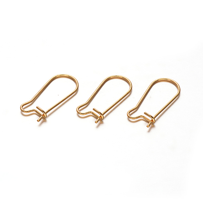 Серьги из 304 нержавеющей стали, 20 датчик, 20x9 мм, штифты : 0.8 мм