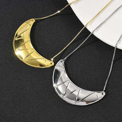 Латунный большой рог подвеска коробка цепи ожерелья