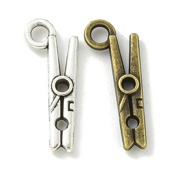 Сплавочные подвески тибетского стиля, без свинца и без кадмия, зажим