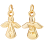 30Pcs Alloy Pendants, Long-Lasting Plated, with Jump Ring, Angel