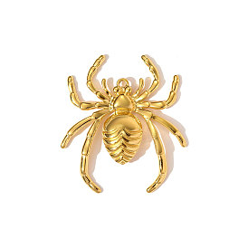 304 подвески из нержавеющей стали, прелести паука, ионное покрытие (ip)