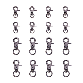 Зажимные крючки для омара с цинковым сплавом, поворотный карабин-лобстер