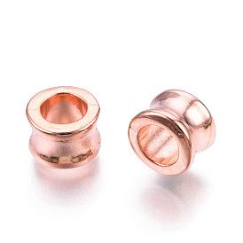 Tibetan Style Alloy European Beads, Large Hole Beads