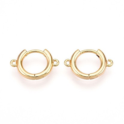 Латунная серьга-кольцо, без свинца, без никеля и без кадмия, кольцо