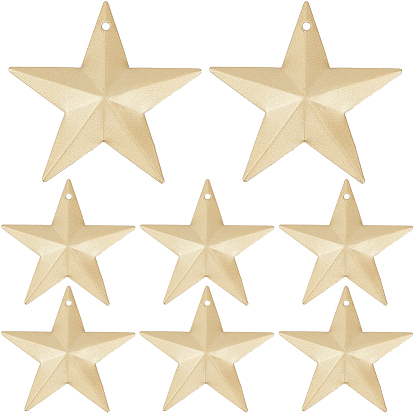 Железные подвески, звезда очарование