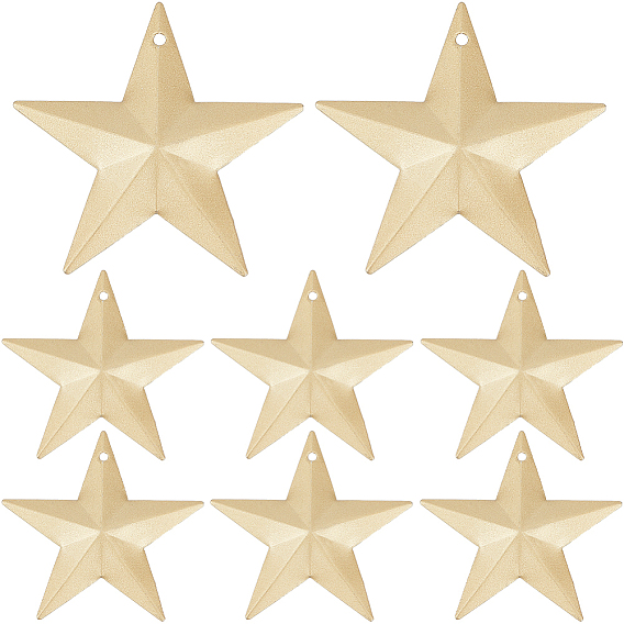 Железные подвески, звезда очарование