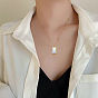 Mermaid Princess Minimalist Style Gold Necklace Women Clavicle Chain Accessories.