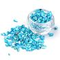 Natural Sea Shell Beads, No Hole, Dyed, Chip