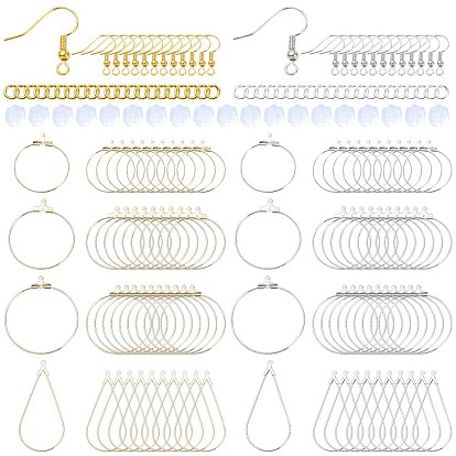 DIY Brass Geometry Hoop Earring Making Kit