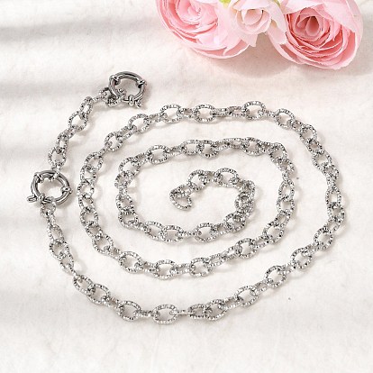 6мм 201 Текстурированные цепочки из нержавеющей стали, унисекс, не тускнеет