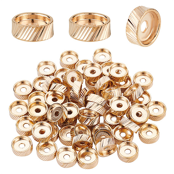 Aluminium Zwischen perlen, , Flachrund
