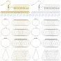 DIY Brass Geometry Hoop Earring Making Kit
