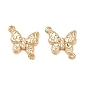 Подвески для соединителей из латуни, без кадмия, без никеля и без свинца, бабочка