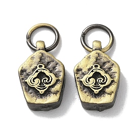 Tibetan Style Brass Pendants, Cadmium Free & Lead Free, Cloud