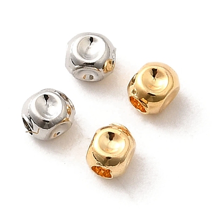 Латунные бусины, без кадмия, без никеля и без свинца, кубические