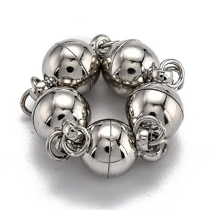 Стеллаж гальванический латунные магнитные застежки с петлями, с паяными кольцами, долговечный, круглые