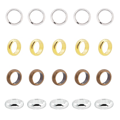 ARRICRAFT Brass Spacer Beads, Rondelle