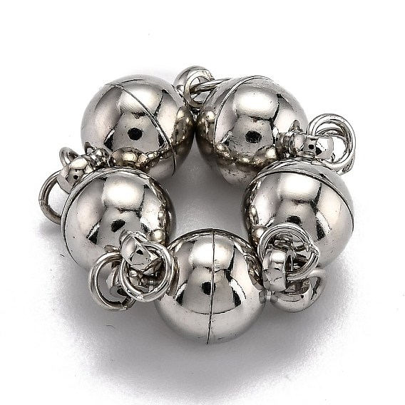 Стеллаж гальванический латунные магнитные застежки с петлями, с паяными кольцами, долговечный, круглые