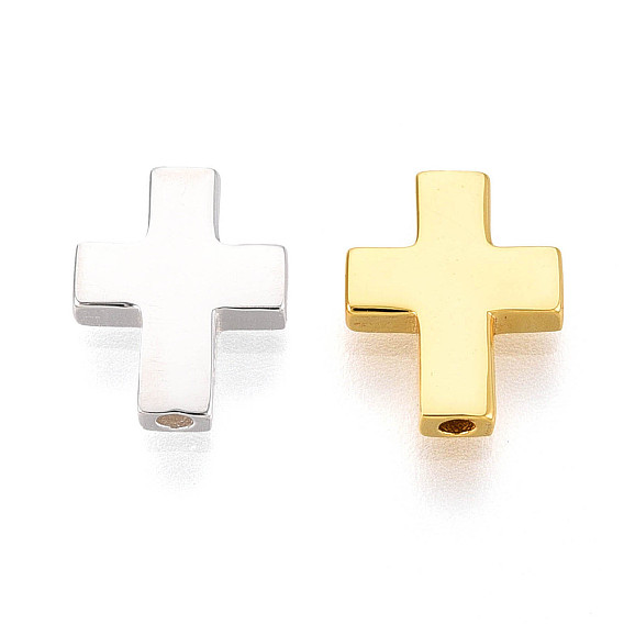 925 серебряные религиозные бусины-крестики