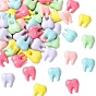60pcs 6 cabochons en résine opaque couleurs, dent