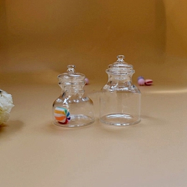 Glass Jar, Micro Landscape Home Dollhouse Accessories, Pretending Prop Decorations