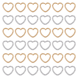 100 шт 2 цвета железные прыжковые кольца, текстурированные открытые кольца для прыжков