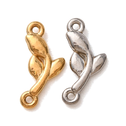 304 Stainless Steel Connector Charms, Flower Links