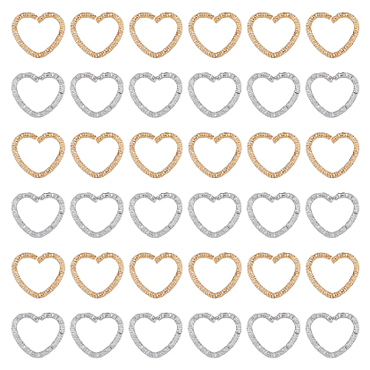 100 шт 2 цвета железные прыжковые кольца, текстурированные открытые кольца для прыжков